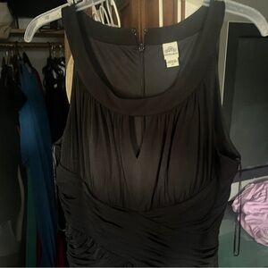 Signature by Sangria Classic Black Dress